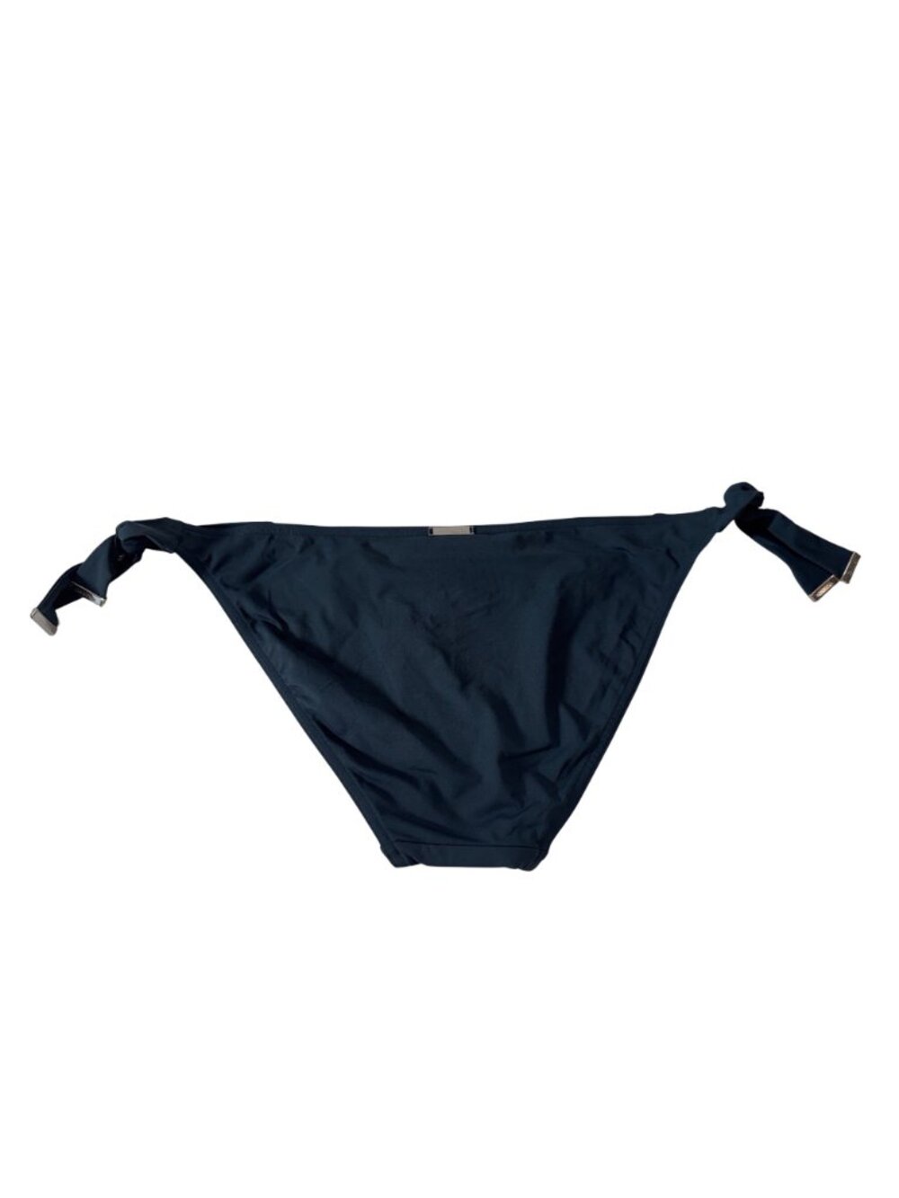 Calvin Klein Swim Bikini Bottom Navy Large Adjustable Tie-Sides Beach Summer - Picture 2 of 5